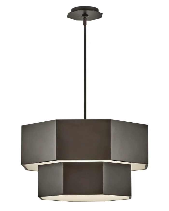 Facet LED Convertible Chandelier