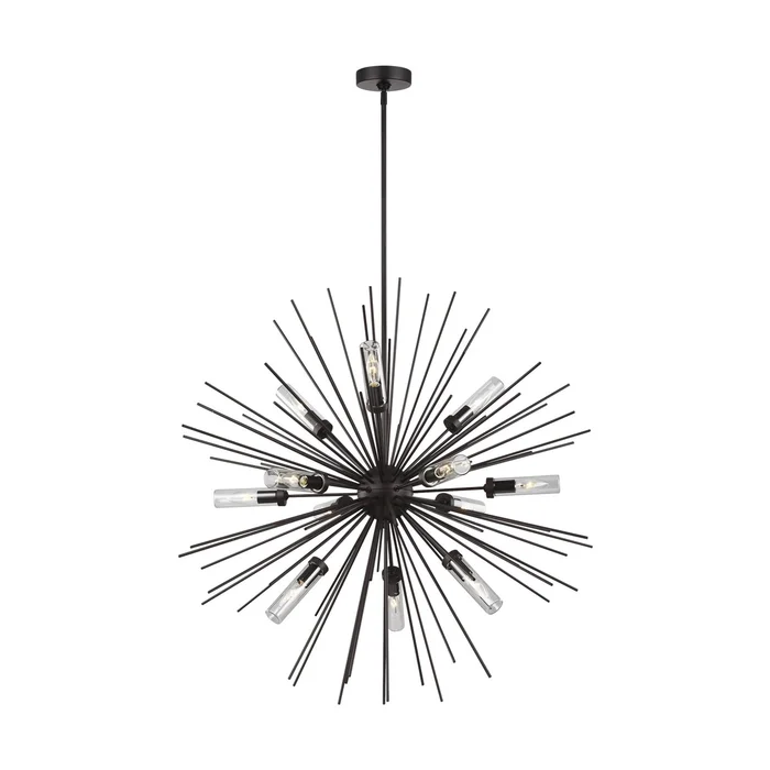 Feiss Hilo 12-LT Outdoor Chandelier – Oil Rubbed Bronze – OLF3296/12ORB