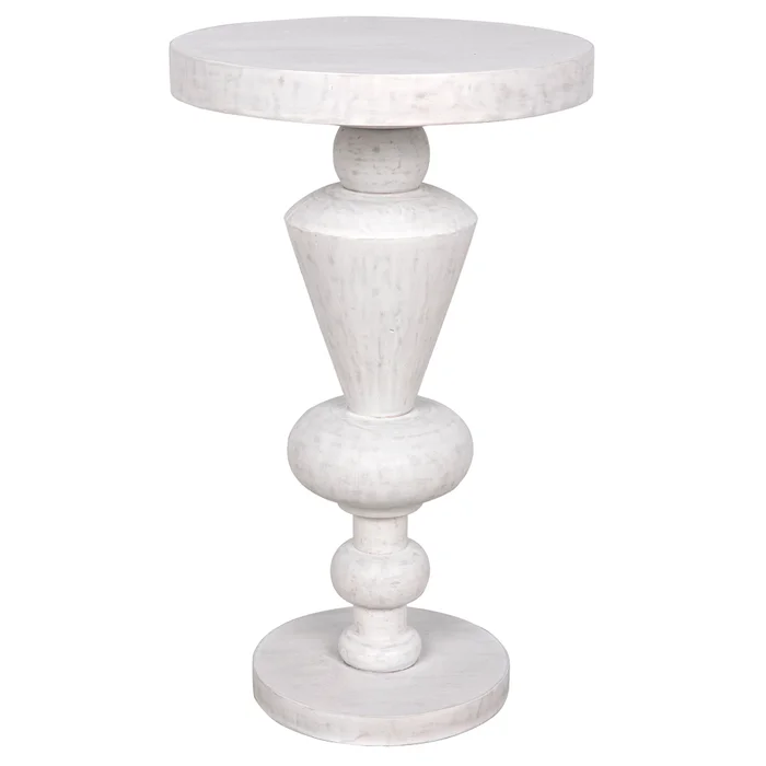 fenring side table, white wash