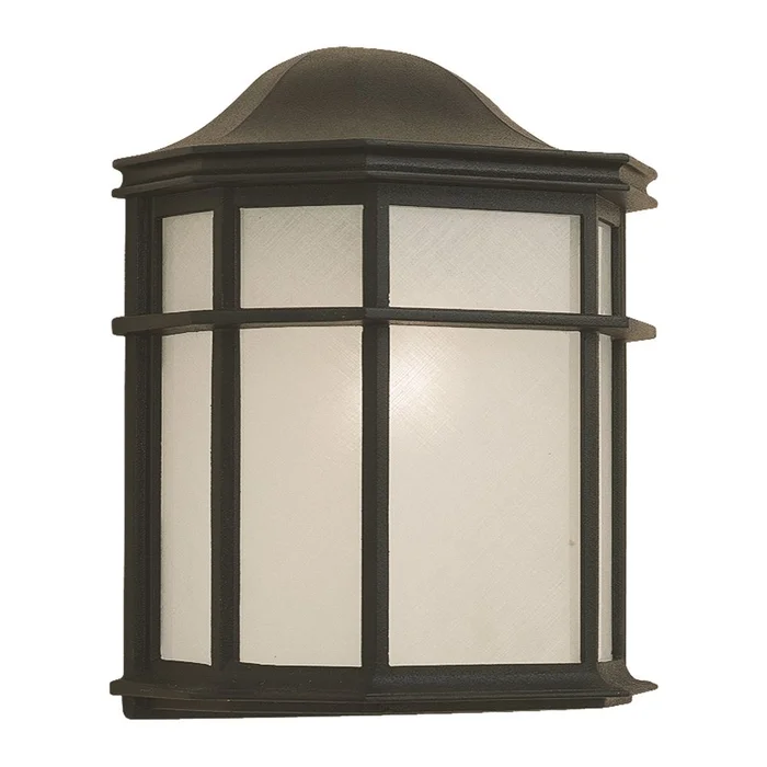Forte 1-LT Cast Aluminum Outdoor Lantern – Black – 1719-01-04