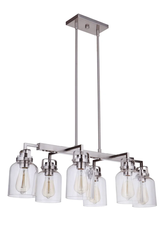 Foxwood Six Light Island Pendant