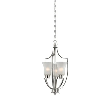 Foyer Three Light Pendant in Brushed Nickel (45|7703FY/20)