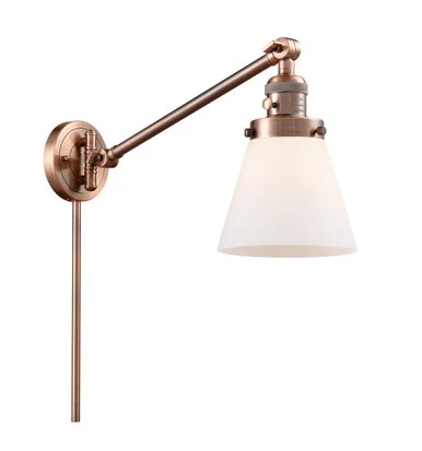Franklin Restoration LED Swing Arm Lamp in Antique Copper (405|237-AC-G61-LED)