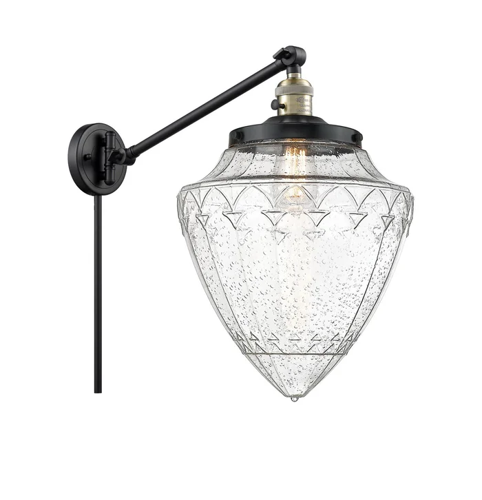 Franklin Restoration LED Swing Arm Lamp in Oil Rubbed Bronze (405|237-OB-G661-12-LED)
