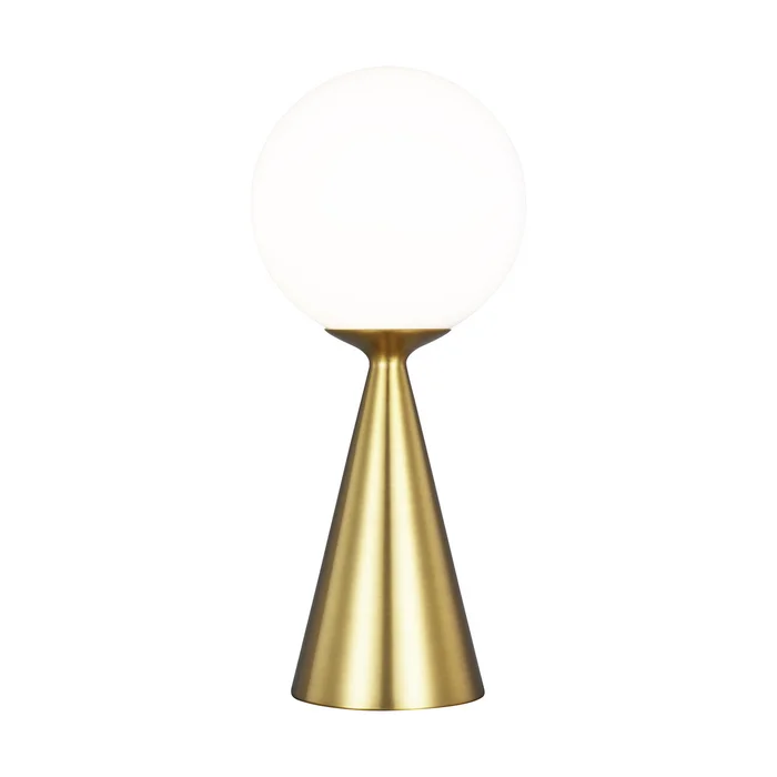 Galassia One Light Table Lamp in Burnished Brass (454|AET1021BBS1)