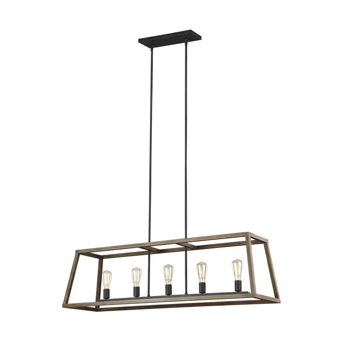 Gannet Five Light Linear Chandelier