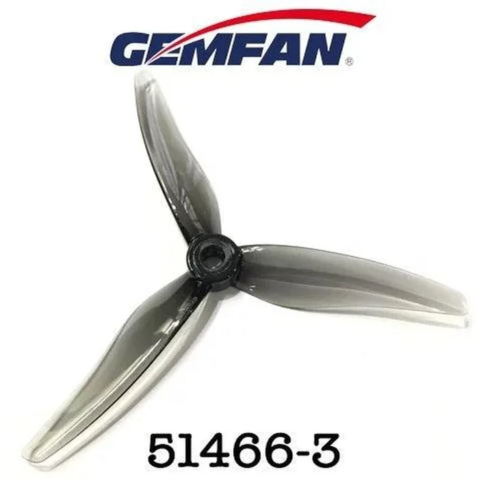 GEMFAN Hurricane 51466 V2 5 Inch Durable 3-Blade Propeller 2 pairs