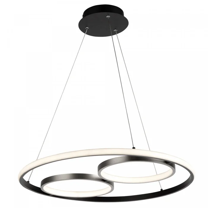 Gemini 32 W LED Black Nickel Flush Mount | Plafonnier affleur Gemini en nickel noir DEL de 32W | D06HHMGV