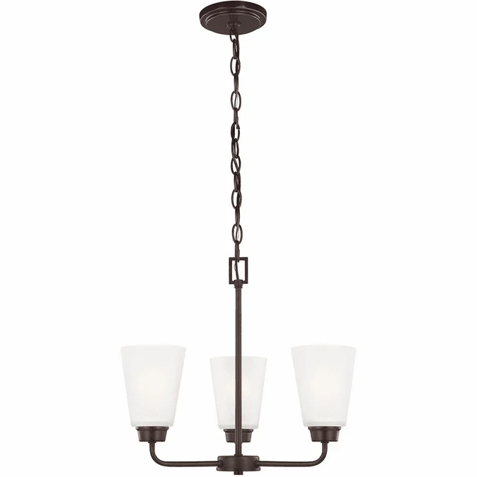 Generation Lighting 3115203EN3-710 Kerrville Bronze 18″ Mini Chandelier Light