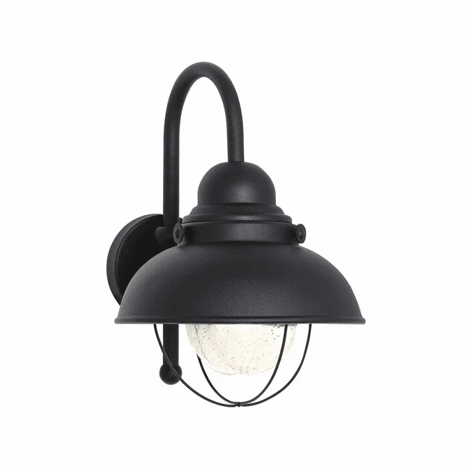 Generation Lighting 8871EN3-12 Sebring Modern Black Outdoor 11″ Wall Lighting Fixture