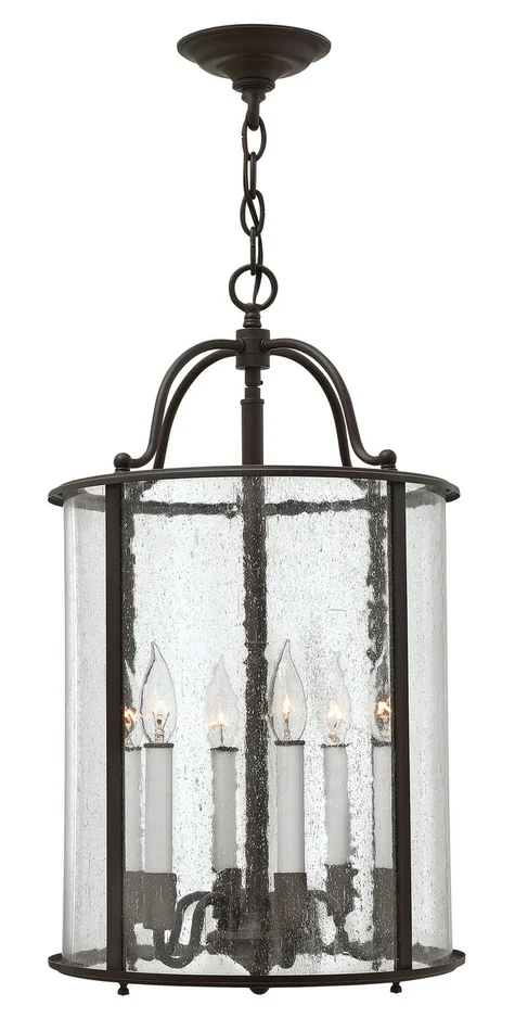 Gentry LED Foyer Pendant in Olde Bronze (13|3478OB)