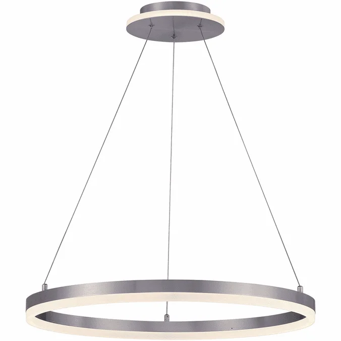 George Kovacs P1911-084-L Recovery Contemporary Brushed Nickel LED 23.5″ Hanging Light