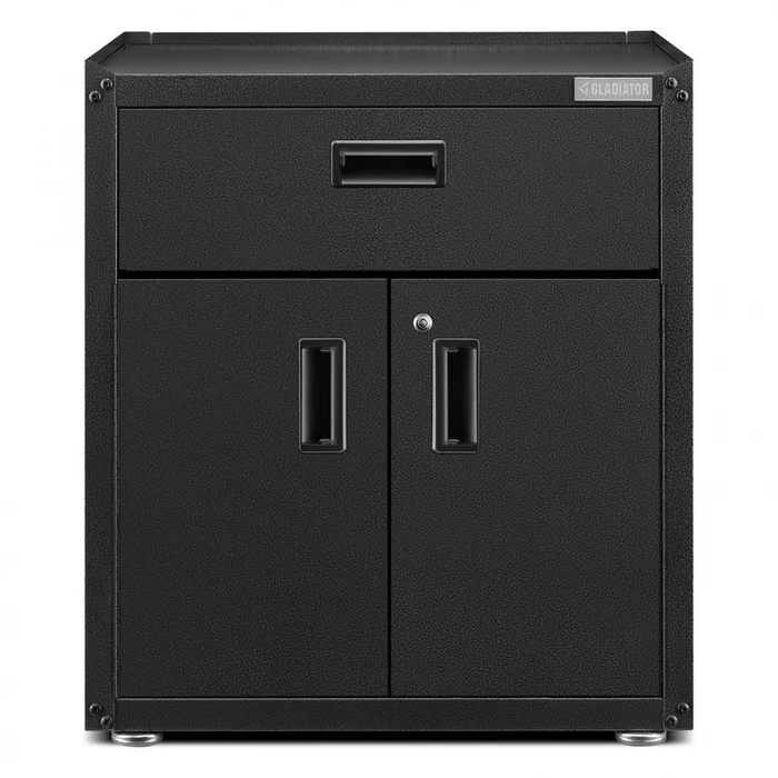 Gladiator 3/4-Door Modular Gearbox – Hammered Granite|Armoire modulaire GearBox portes 3/4 de Gladiator – granite martel