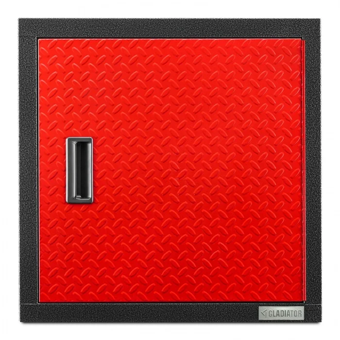 Gladiator Premier 24 Wall Gearbox – Red Tread|Armoire murale GearBox de srie Premier de 24po de Gladiator – bande de roulement rouge