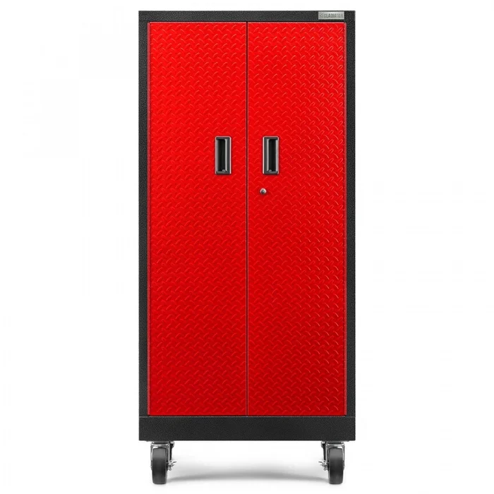 Gladiator Premier Tall Gearbox – Red Tread|Armoire haute GearBox de srie Premier de Gladiator – bande de roulement rouge