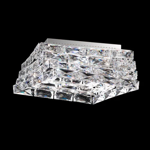 Glissando 6IN LED 120V Flush Mount in Stainless Steel with Crystals from Swarovski (168|STW710N-SS1S)