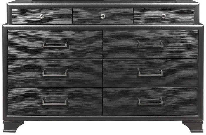 Global Furniture Jordyn 9 Drawer Dresser in Grey