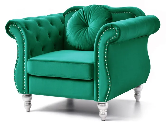 Glory Furniture G0662A Chair in Green G0662A-C