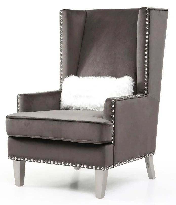 Glory Furniture G0951A Chair in Dark Gray G0951A-AC