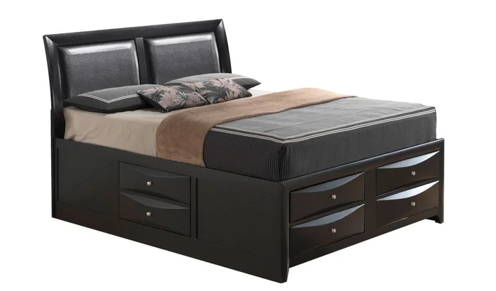 Glory Furniture G1500I Full Storage Bed in Black