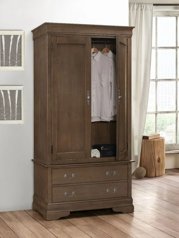 Glory Furniture G1805/G3105F Armoire in Gray G3105-A
