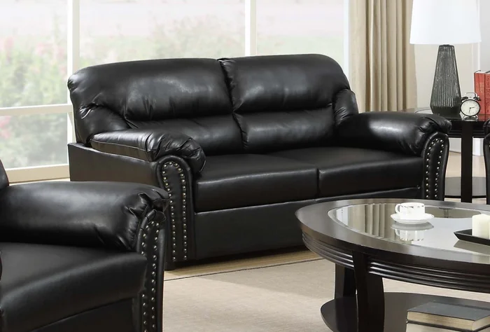 Glory Furniture G263 Loveseat in Black G263-L