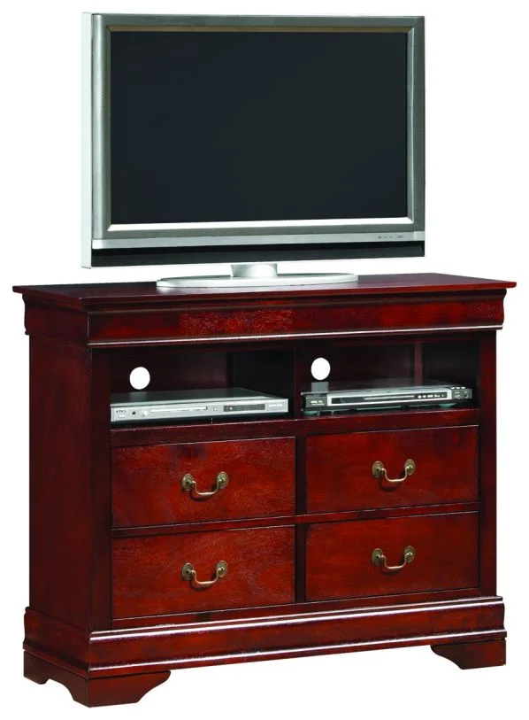 Glory Furniture G3100 TV Chest in Cherry G3100-TV