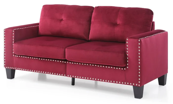 Glory Furniture G312A Sofa in Maroon G312A-S