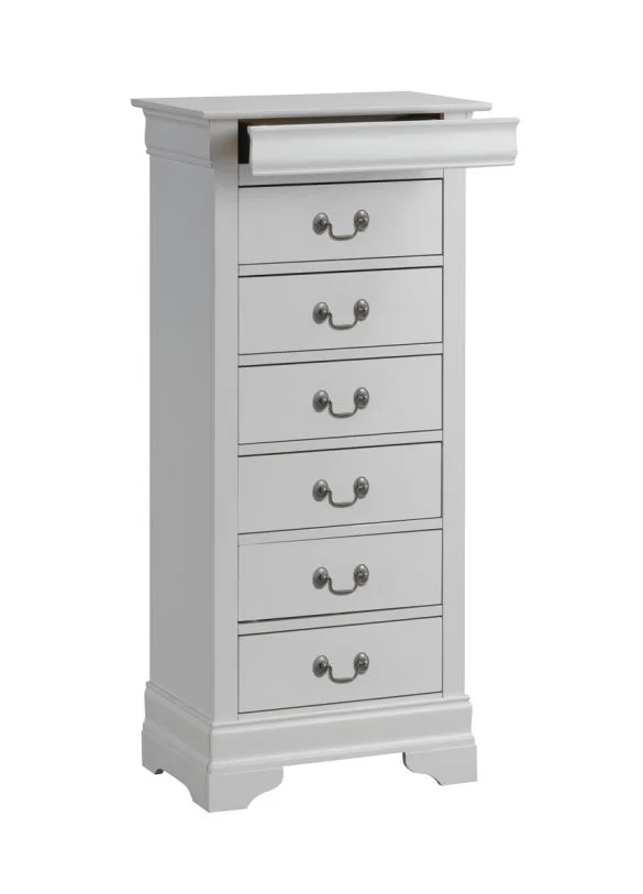 Glory Furniture G3190 Lingerie Chest in White G3190-LC