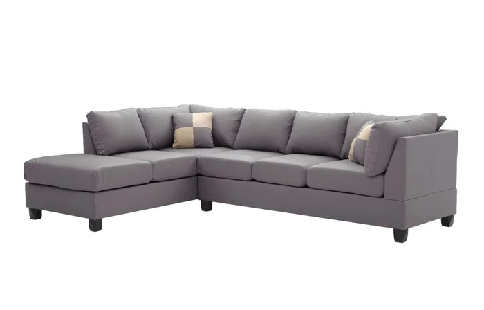 Glory Furniture G642B Sectional in Gray G642B-SC