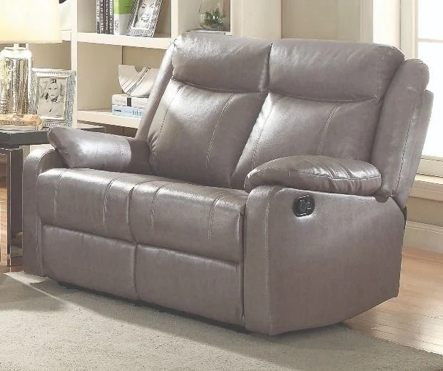 Glory Furniture G763A Reclining Loveseat in Gray G763A-RL