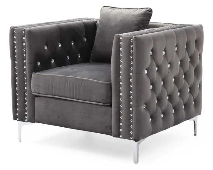 Glory Furniture G822A Chair in Dark Gray G822A-C