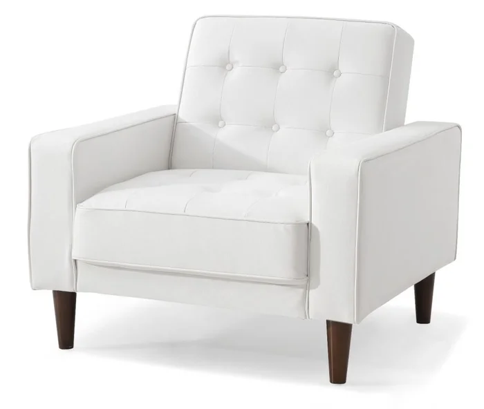 Glory Furniture G847A Chair Bed in White G847A-C