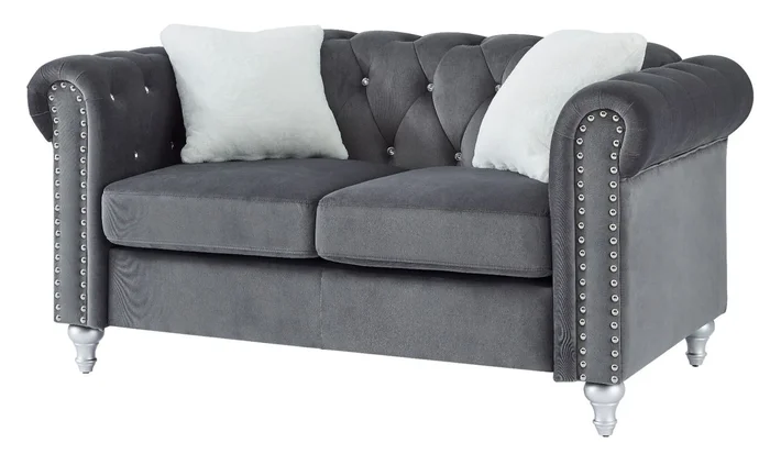 Glory Furniture G860A Loveseat in Gray G860A-L