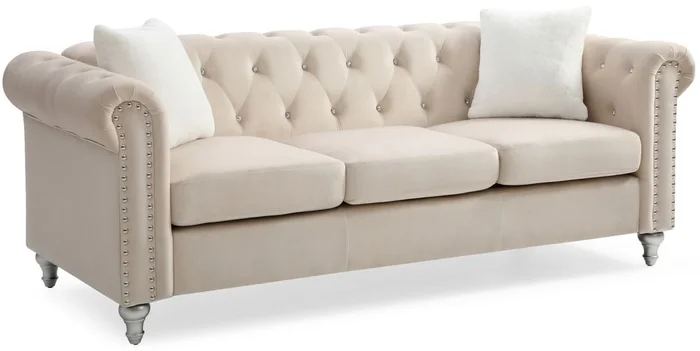 Glory Furniture G867A Sofa in Ivory G867A-S