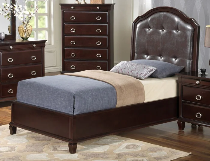 Glory Furniture G9000 Twin Bed in Cappuccino G9000A-TB