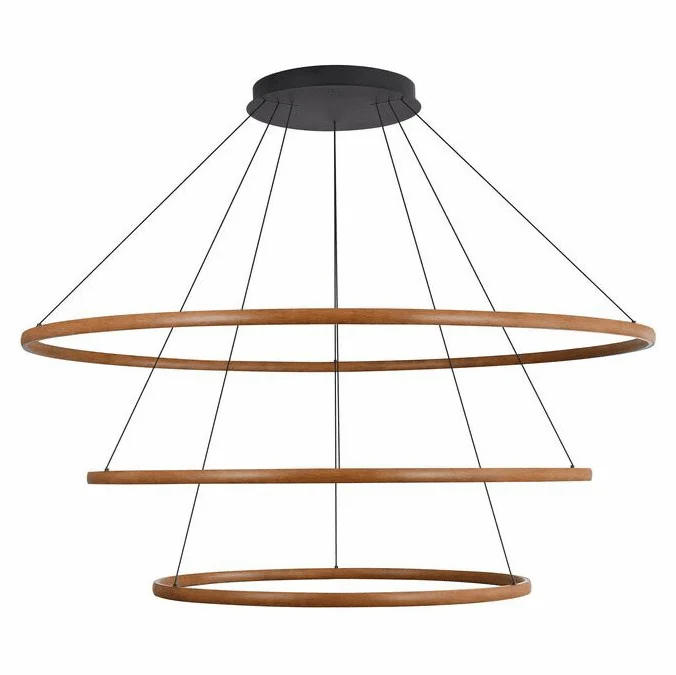 Golden Lighting 5460-71-59-47 DW Veritas Modern Driftwood LED Pendant Hanging Light