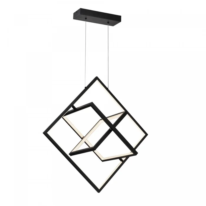 Graymar 24 W LED Black Pendant Light | Luminaire suspendu Graymar noir DEL de 24 W | D06HHAHK - Image 2