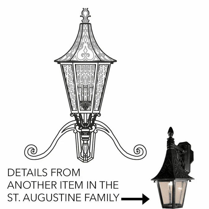 Hanover Lantern B22650 St. Augustine Large Traditional Outdoor Lighting Wall Sconce