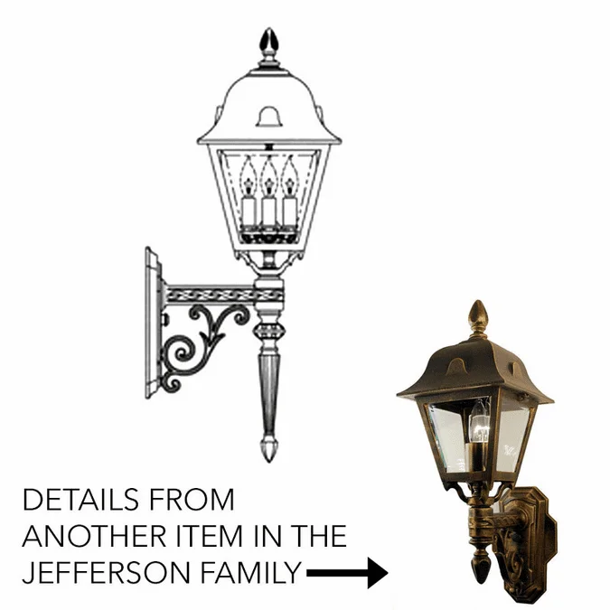 Hanover Lantern B5875 Jefferson Medium Traditional Exterior Lighting Sconce