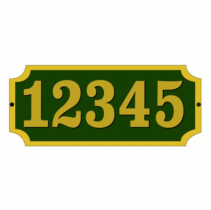 Hanover Lantern R224 Cast Sign Exterior Raised Cast Address Number Sign