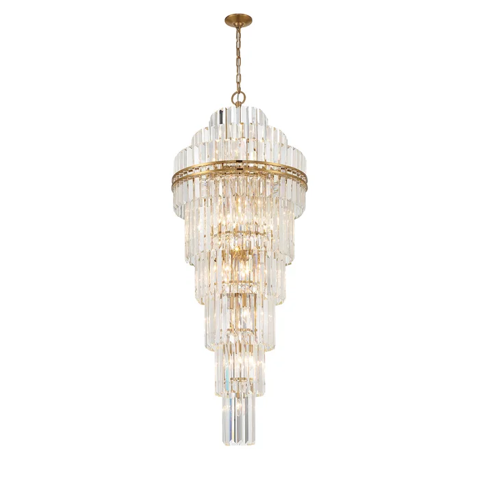 Hayes 31 Light Chandelier By Crystorama