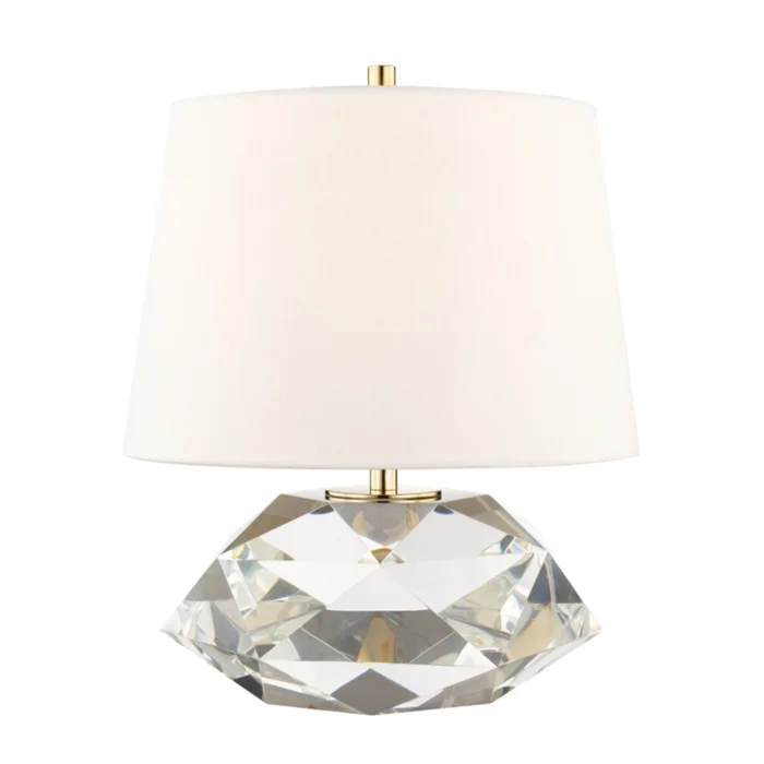 Henley 1-Light Table Lamp in Aged Brass 13.5L x 13.5W x 16H