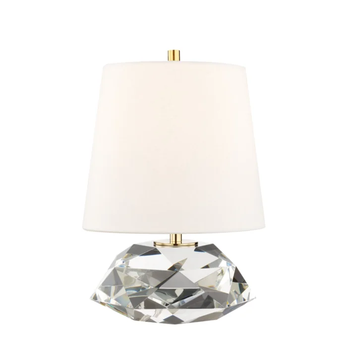 Henley 1-Light Table Lamp in Aged Brass 9.5L x 9.5W x 13.75H
