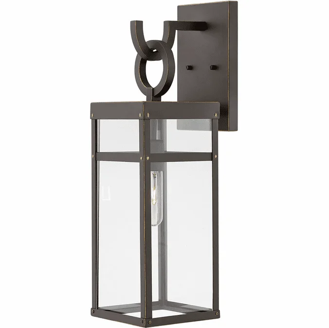 Hinkley 2804OZ-LL Porter Modern Oil Rubbed Bronze LED Exterior Light Sconce
