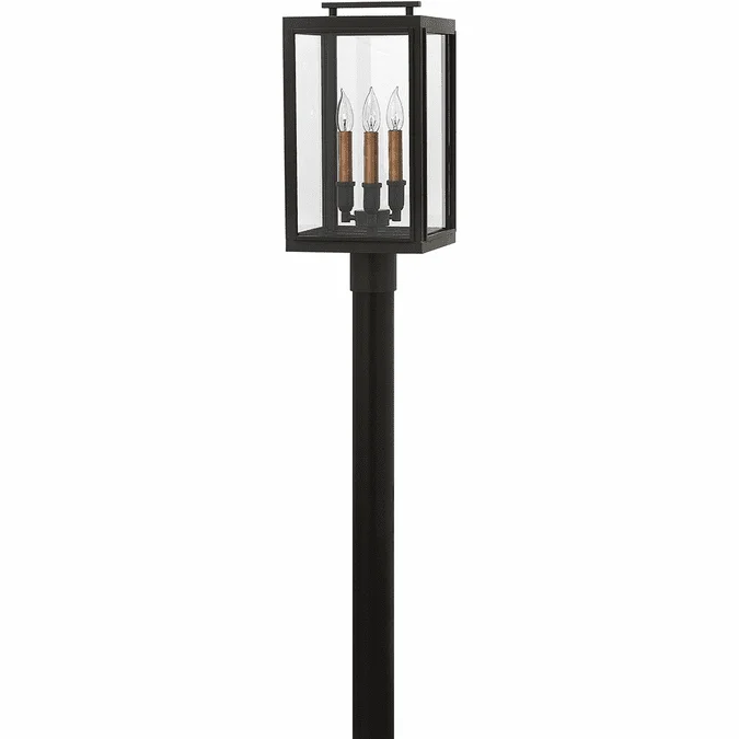 Hinkley 2911OZ-LL Sutcliffe Modern Oil Rubbed Bronze LED Outdoor Post Light
