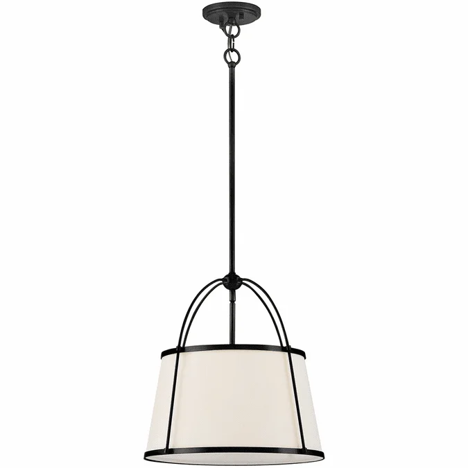 Hinkley 4894BK Clarke Black LED 16″ Lighting Pendant