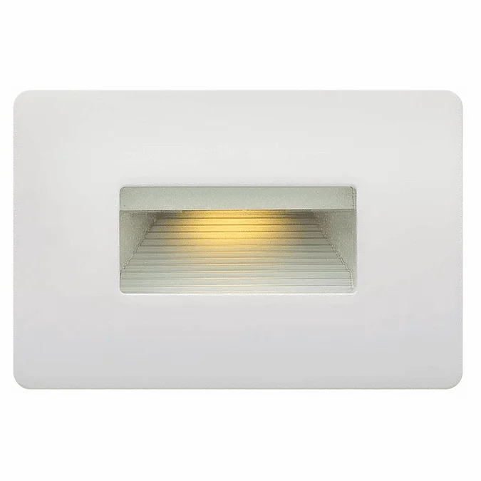 Hinkley 58508SW LED Step Modern Satin White Finish 4.5″ Tall LED Outdoor Wall Sconce Lighting