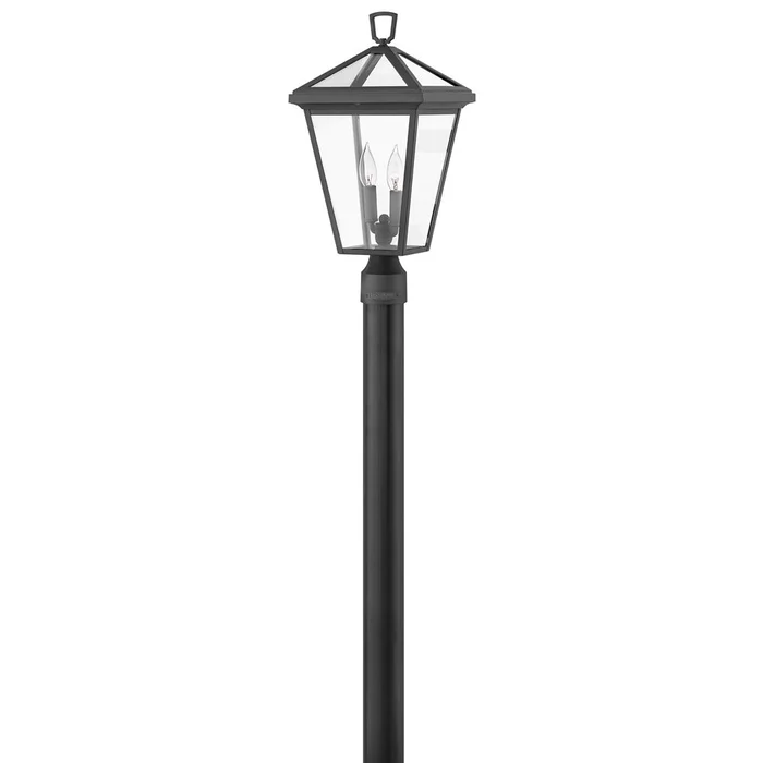 Hinkley Alford Place Outdoor Post Top/ Pier Mount – Museum Black – 2561MB-LL