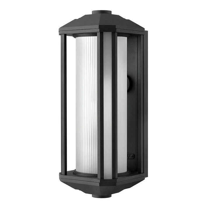 Hinkley Castelle Outdoor Large Wall Mount – Black – 1395BK-LED